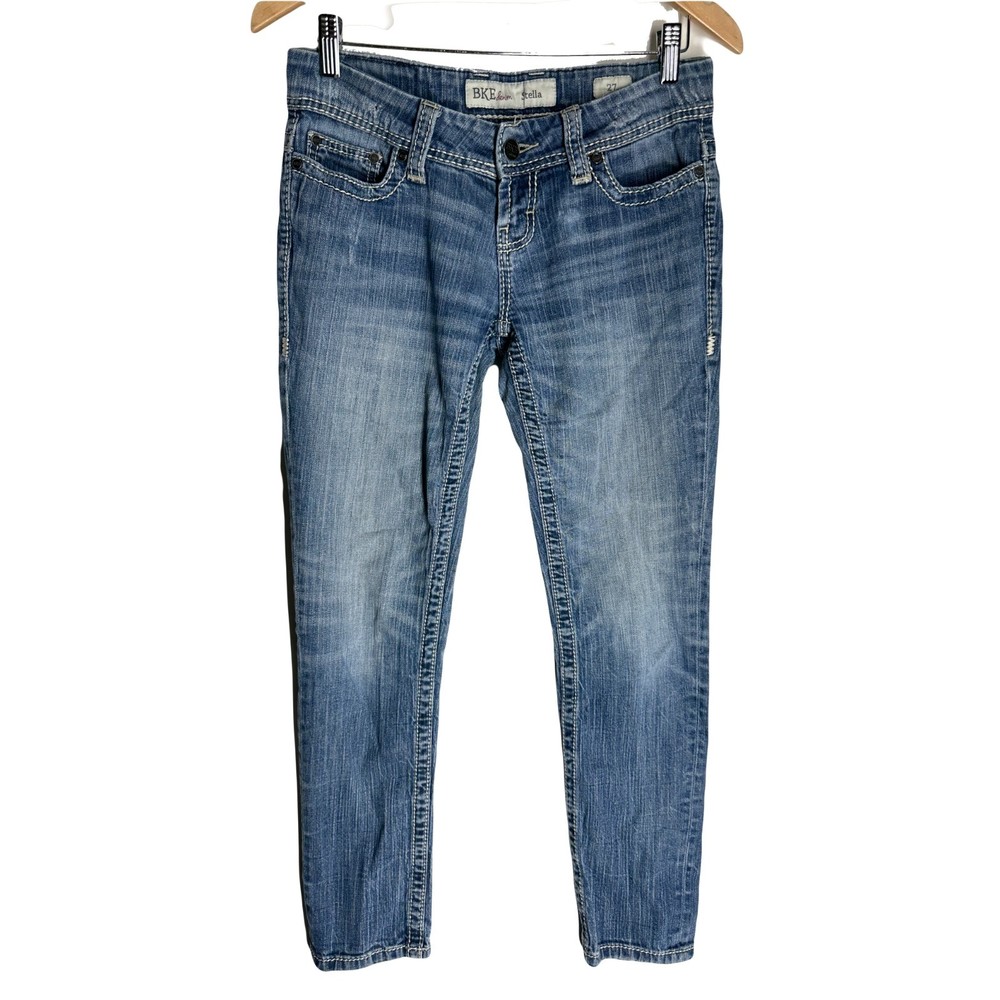 BKE STELLA Womens Jeans Size 27 Low Rise, Actual Measurement 29x 27